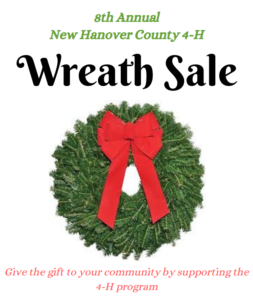 Cover photo for 8th Annual New Hanover Co. 4-H Wreath Sale