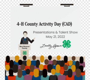 4-H County Activity Day, Presentations & Talent Show. May 21, 2022.