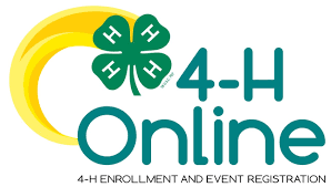 4-H Clover explaining 4-H Online enrollment in words