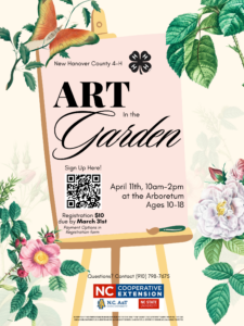 Cover photo for 4-H Art in the Garden Event