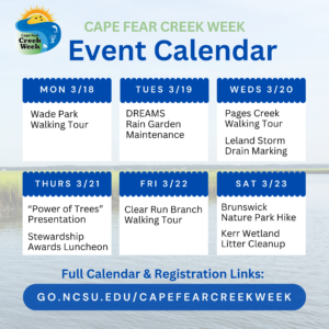 Creek Week Calendar