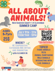 4-H All About Animals Flyer